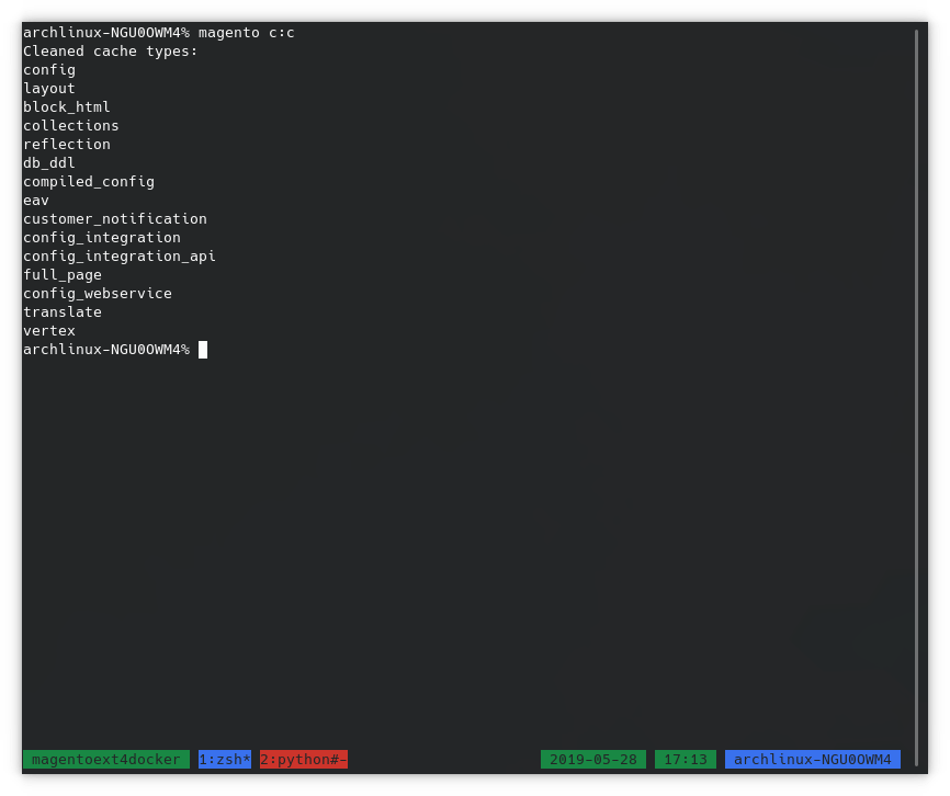 ext4 magento cache clean