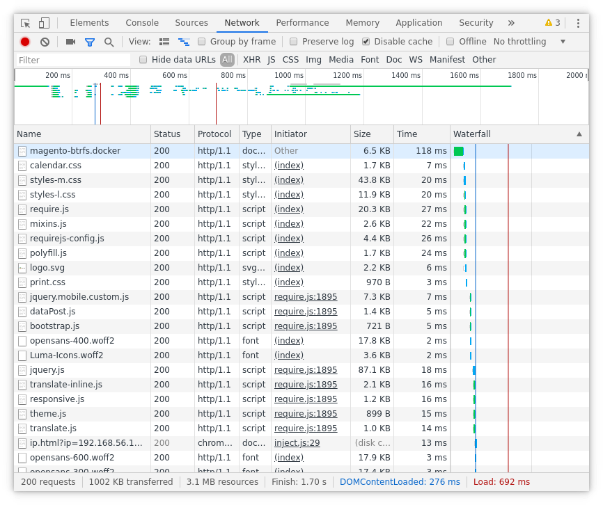 btrfs homepage with everything buildup